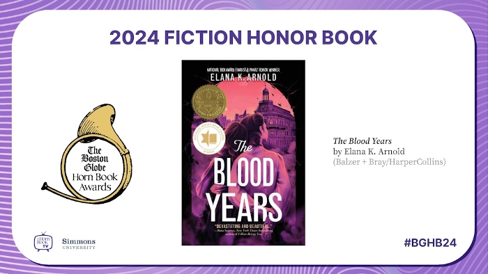 The Blood Years: Elana K. Arnold's 2024 BGHB Fiction Honor Speech